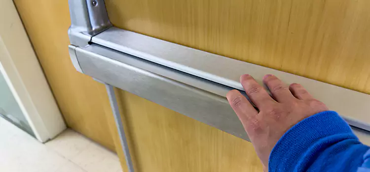Installing a Push Bar on a Door Elizabethtown